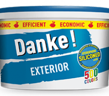 Vopsea lavabila de exterior Danke EXTERIOR 5L