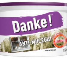 Danke! Anti-mucegai - Vopsea lavabilă albă pentru interior 15L + amorsa 4L