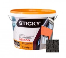 STICKY Tencuiala Decorativa Structurata cu Silicon 2mm Gri Antracit 25kg
